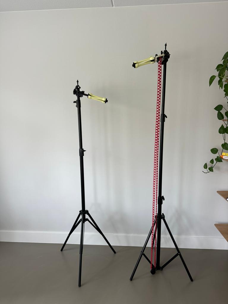 Studio Achtergrondsysteem ideaal voor Greenscreen, Ophalen, Zo goed als nieuw