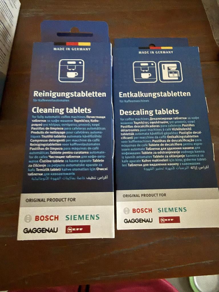Filter en ontkalkingstabletten/reinigingstabletten, Ophalen of Verzenden, Nieuw