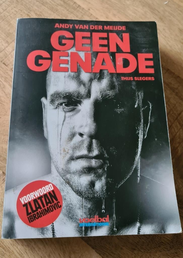 Boek " geen genade" van Andy van der Meijde, Ophalen, Zo goed als nieuw, Thijs Slegers, Balsport