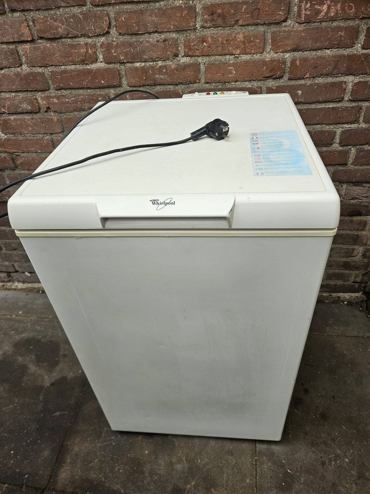 Te koop een goede whirlpool diepvries, Ophalen, Minder dan 60 cm, 160 cm of meer, Zo goed als nieuw