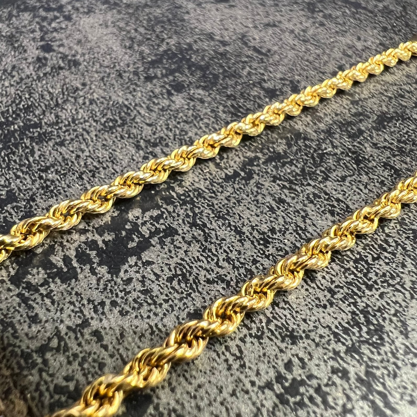 21k gouden ketting rope schakel prachtig model, Ophalen of Verzenden, Zo goed als nieuw, Goud