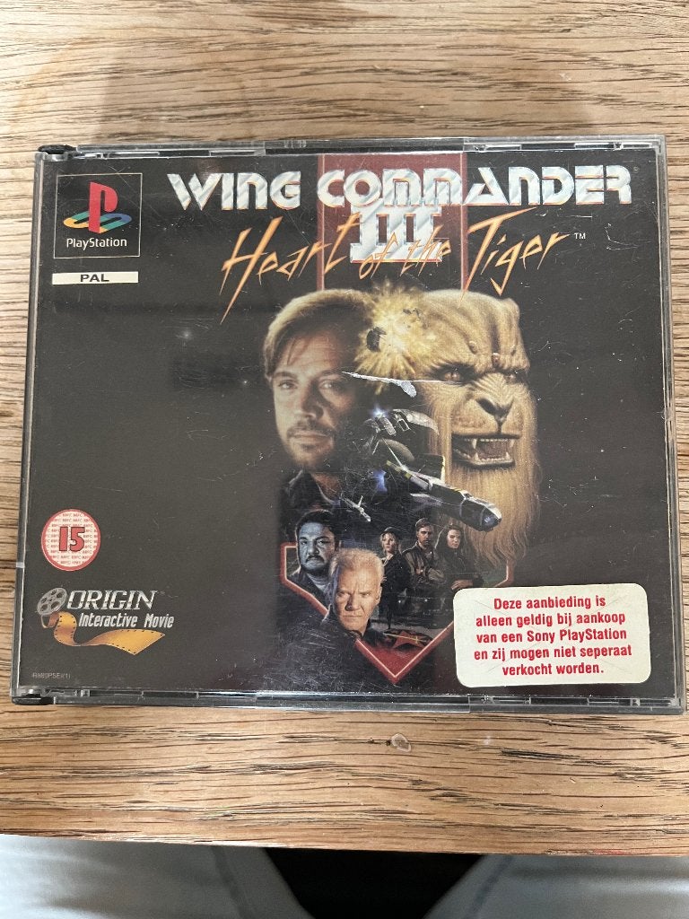 Wing commander 3 ps1, 1 speler, Ophalen, Gebruikt, Vanaf 18 jaar