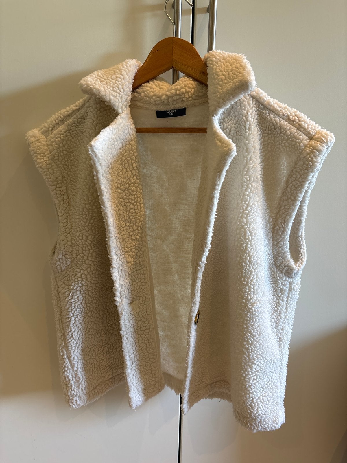 Unisex teddy gilet van Lidl, maat S/M, Ophalen of Verzenden, Zo goed als nieuw, Maat 36 (S), Beige