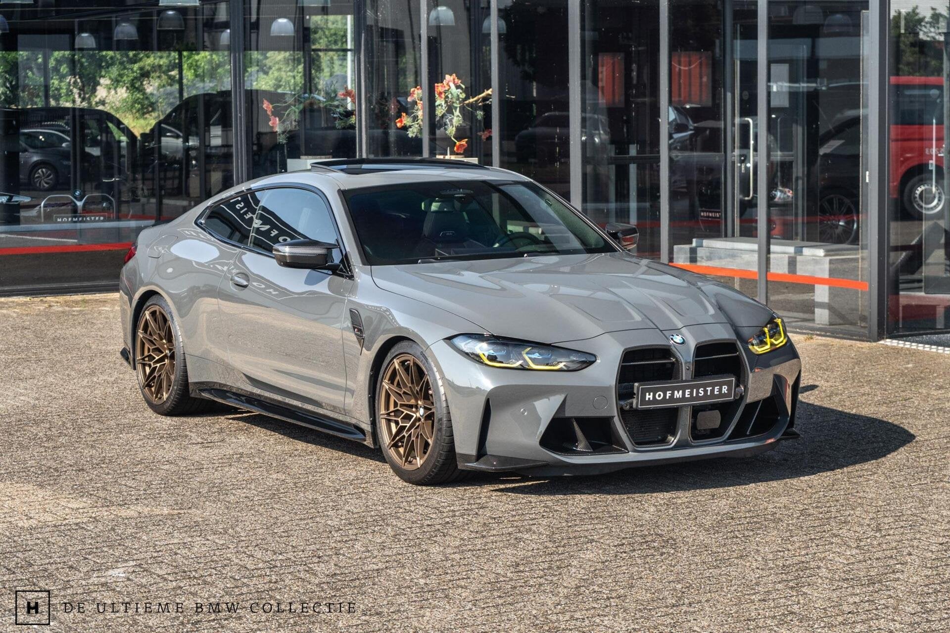 BMW M4 Competition xDrive | Grigio Tel. | Carbon | Eventuri, Auto's, Automaat, 4 stoelen, Bedrijf, Vierwielaandrijving