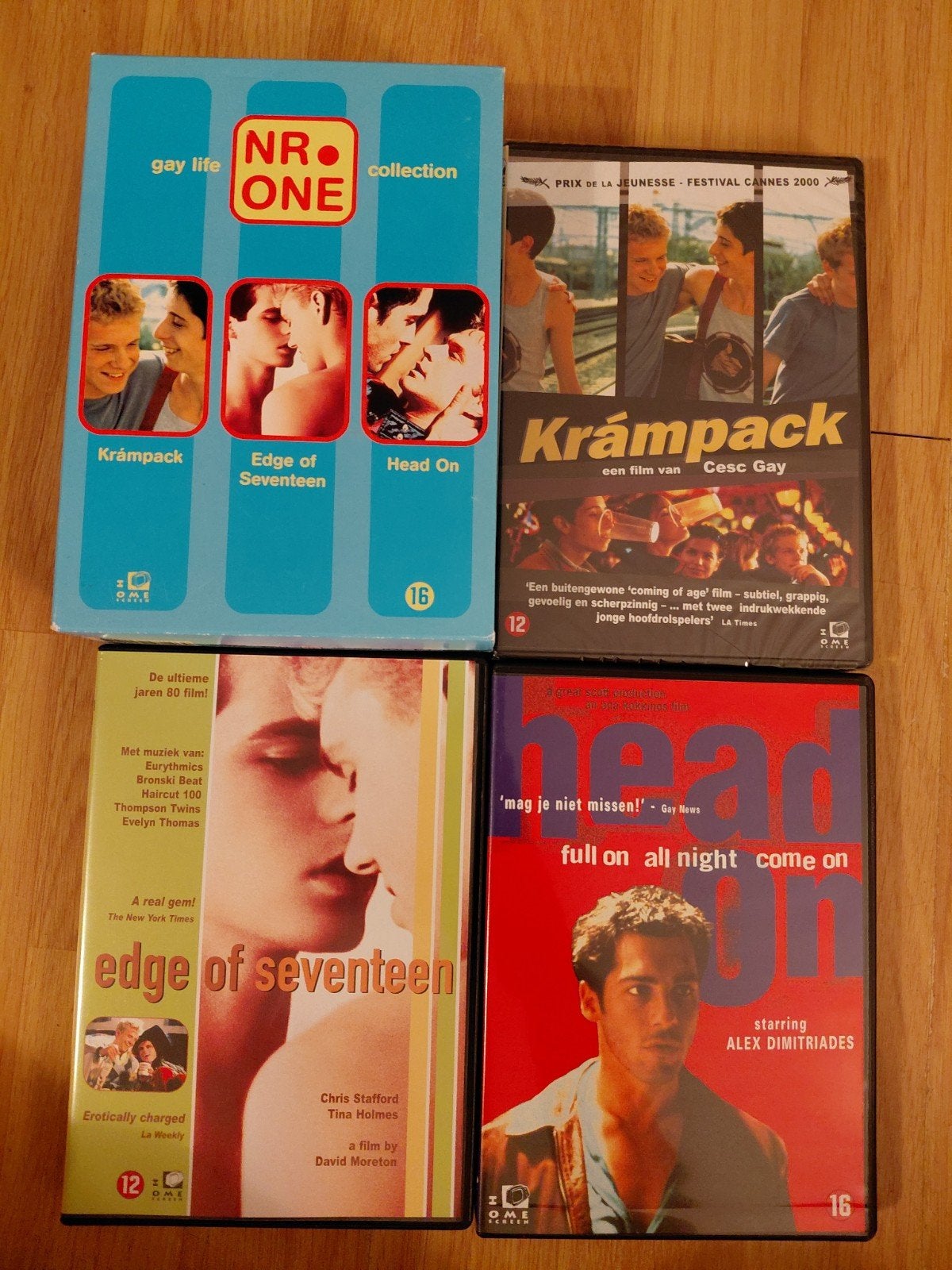 Arthouse Gay films Krámpack /  Edge of Seventeen / Head On, Alle leeftijden, Ophalen of Verzenden, Zo goed als nieuw, Stand-up of Theatershow