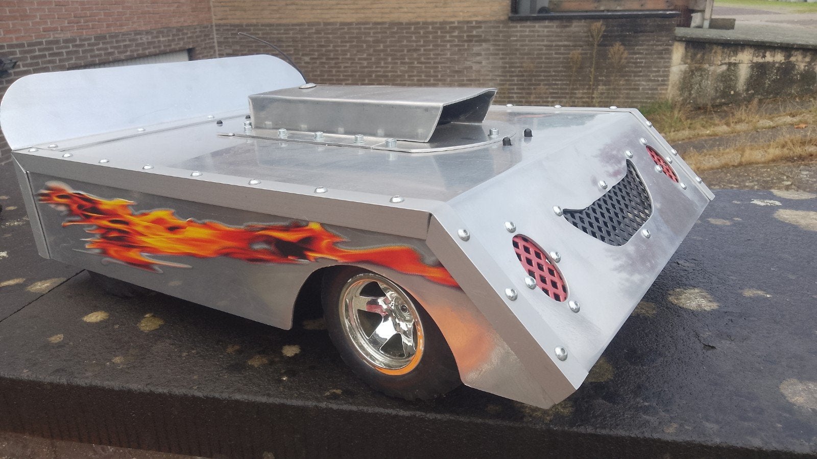 uniek! Full Alu RC body 1:10, Nieuw, Schaal 1:10, Onderdeel, Ophalen