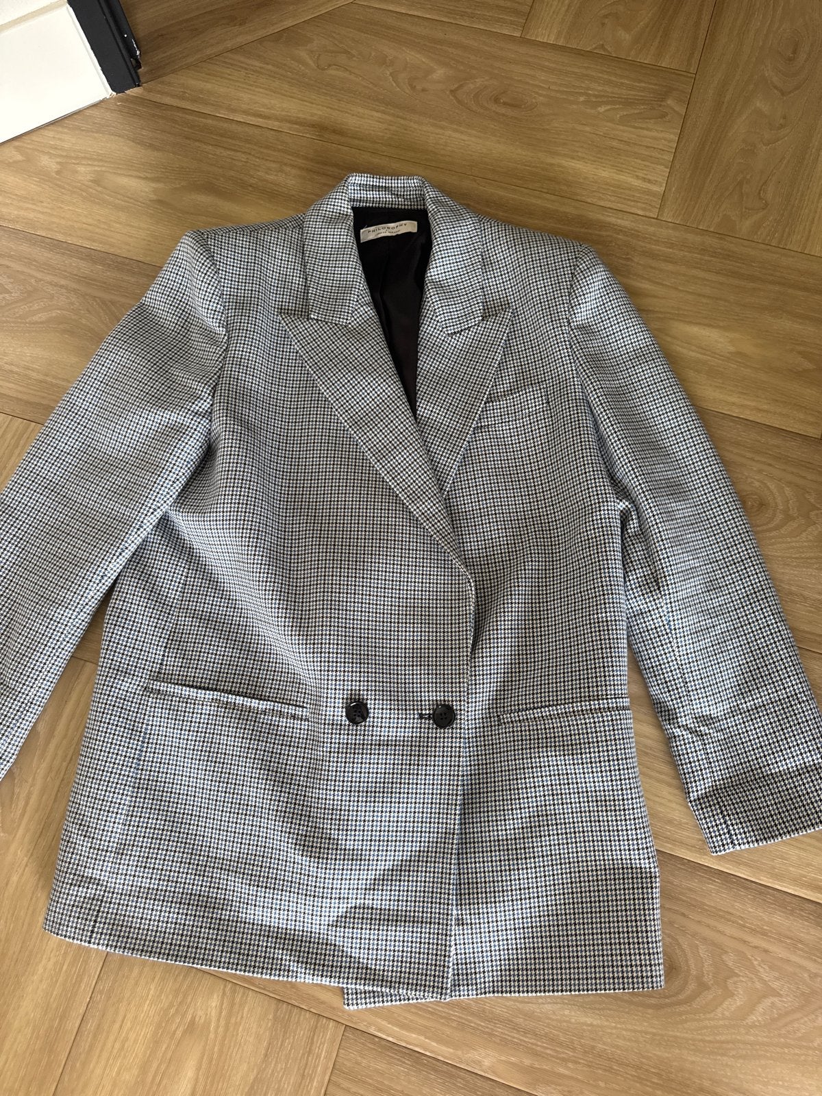 Philosophy di Lorenzo Serafini geruit jasje maat 42, Kleding | Dames, Meerkleurig, Maat 42/44 (L), Ophalen of Verzenden, Zo goed als nieuw