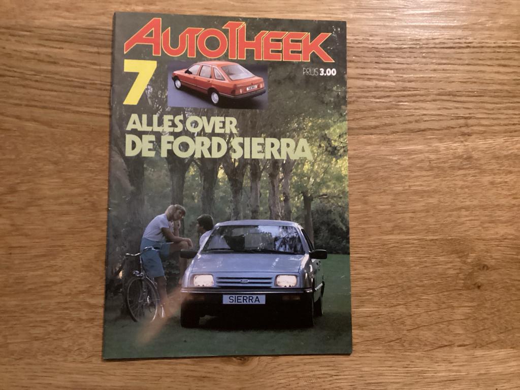 Ford Sierra Autotheek 7: Alles over de Ford Sierra - 1982, Ophalen of Verzenden, Zo goed als nieuw, Ford