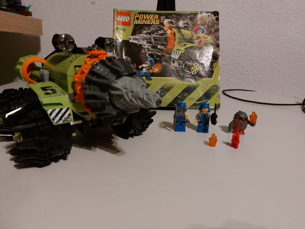 Lego Power Miners 8960, Compleet, Overige thema's, Lego, Ophalen of Verzenden