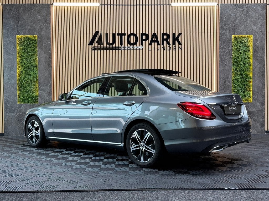 Mercedes-Benz C-klasse 180 Business Solution AMG |PANO|360 C, Automaat, Automatische klimaatregeling, Leder en Stof, Origineel Nederlands