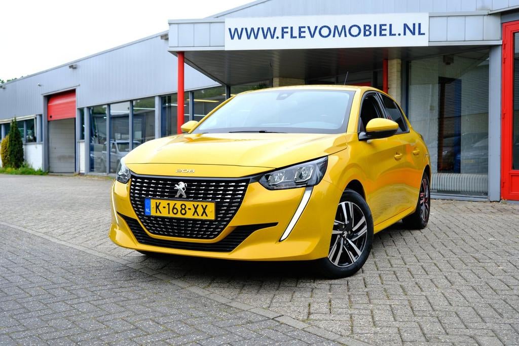 Peugeot 208 1.2 PureTech Allure Pack Aut. Navi|Cam|Half Lede, 101 pk, Gebruikt, Euro 6, 3 cilinders