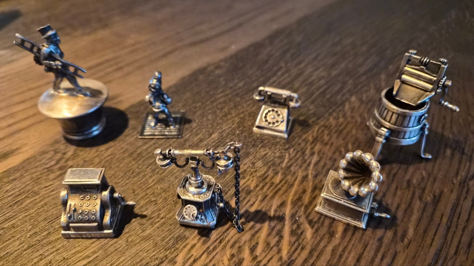 Zilveren miniaturen collectie (7 x) - 123 gram (835 & 925), Ophalen of Verzenden, Zilver