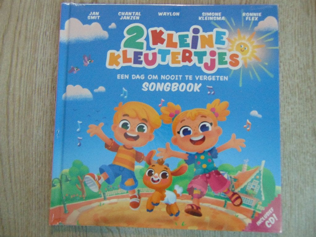 2 kleine kleutertjes - songbook NIEUW in folie - Boek + CD, Ophalen of Verzenden, Nieuw, Jan Smit, Fictie algemeen