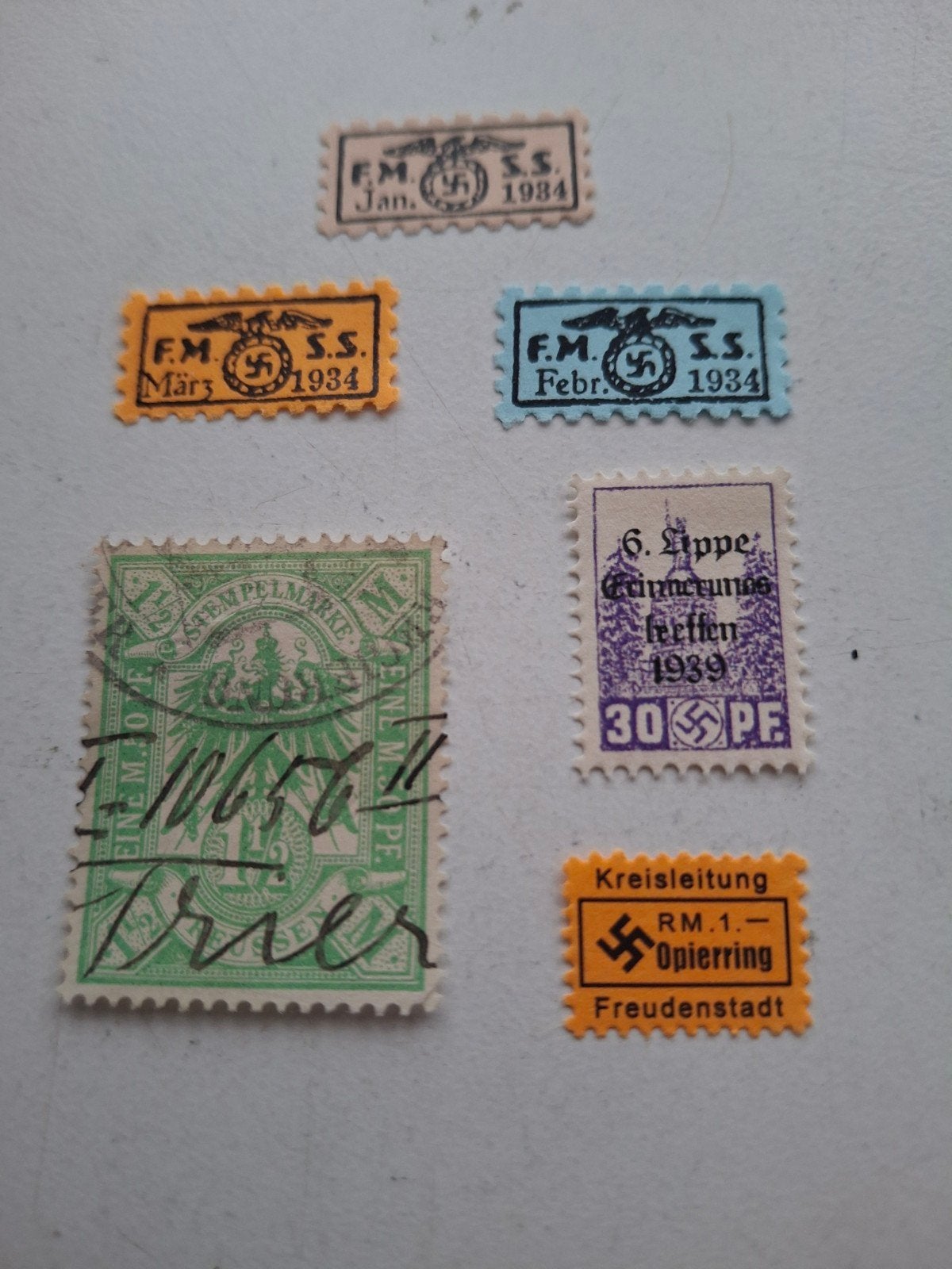 WO2 Propaganda/Spaarzegels Duitsland jrn40, Ophalen of Verzenden, Overige soorten, Duitsland, Overige typen