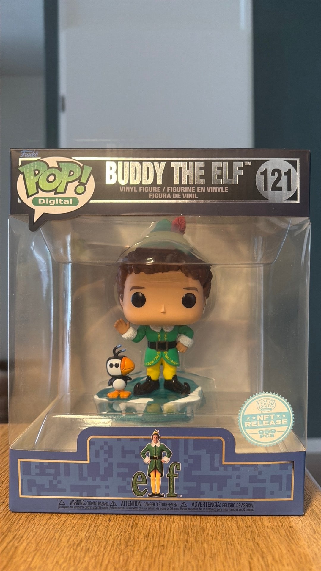 Funko pop! Buddy the Elf GRAIL LE 999pcs NFT Release, Verzamelen, Ophalen, Nieuw