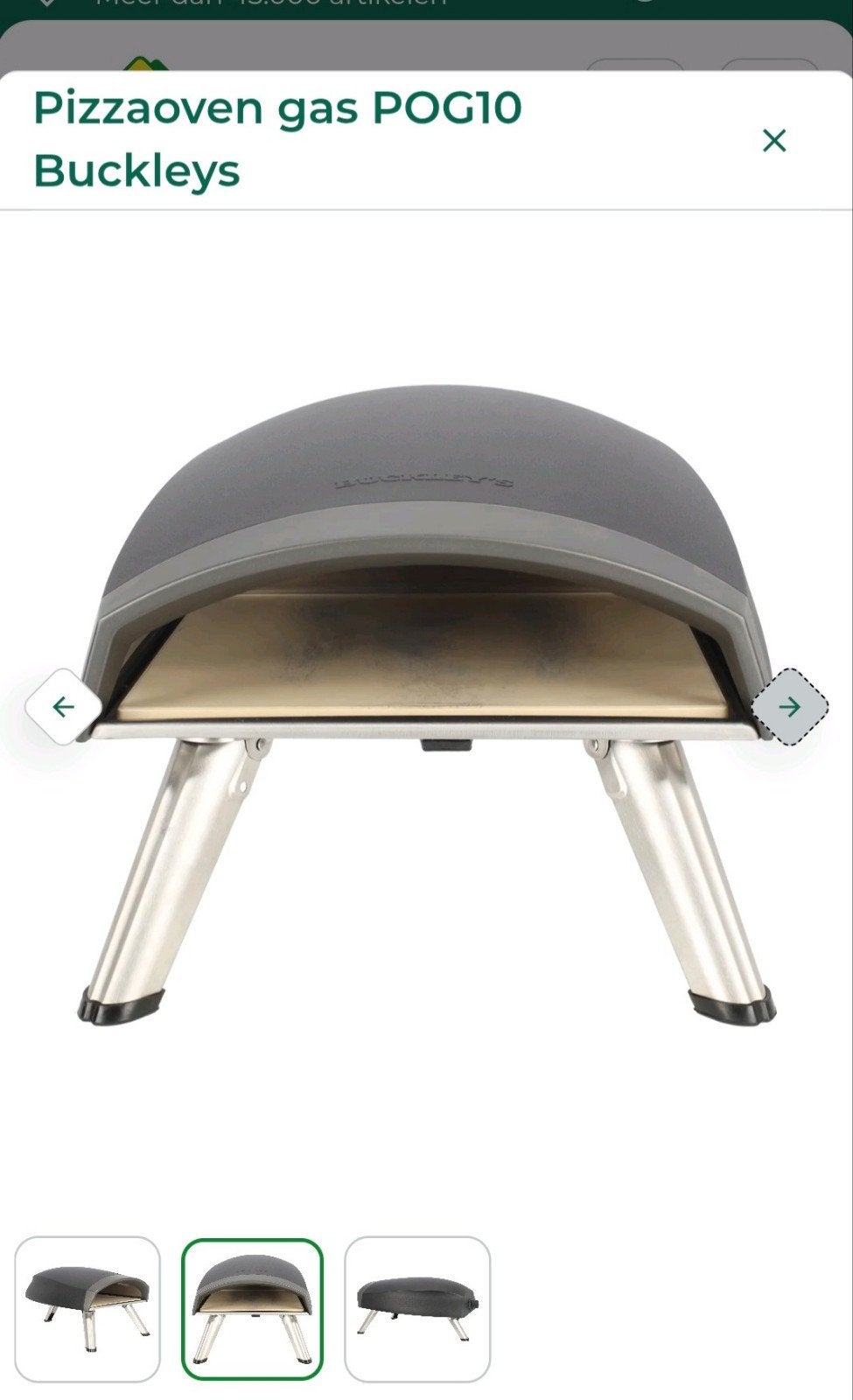 Pizza oven op gas, nieuw in gesloten verpakking, Tuin en Terras, Pizzaovens, Ophalen of Verzenden, Nieuw