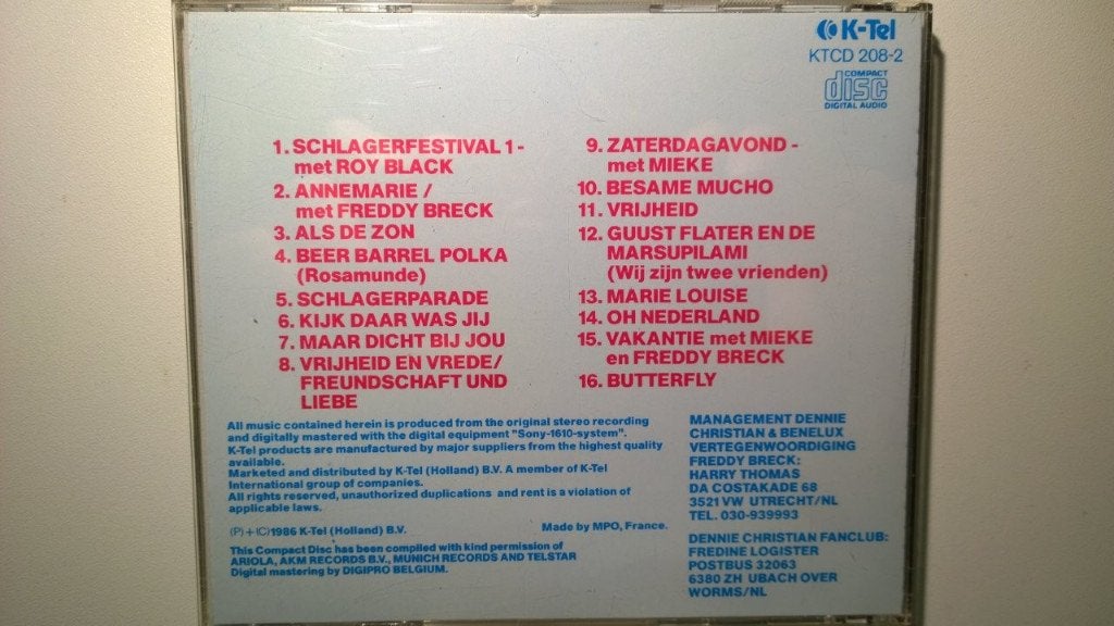 Dennie Christian - De Beste Van Dennie Christian, Cd's en Dvd's, Ophalen of Verzenden, Zo goed als nieuw, Pop, Album