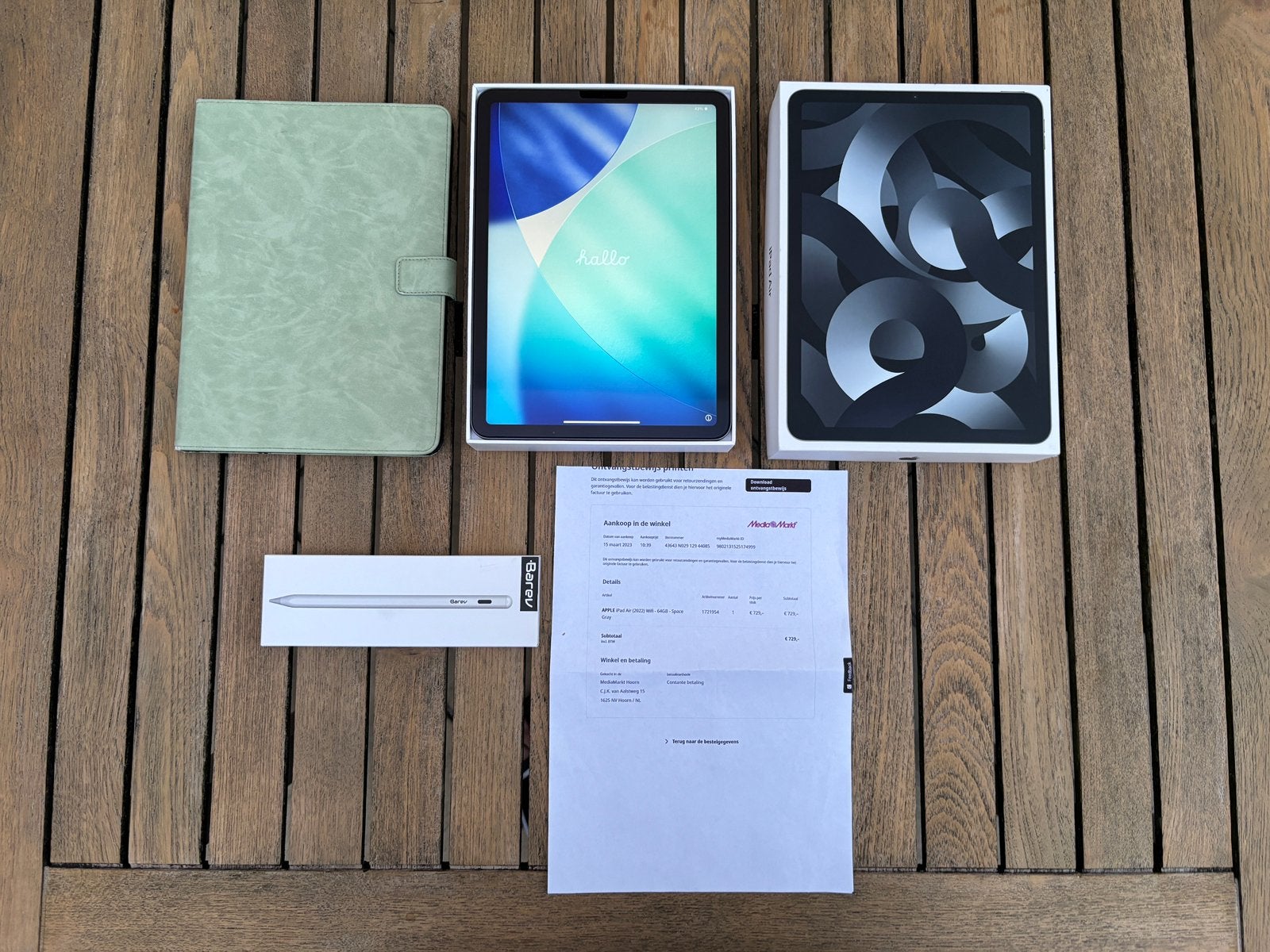 Ipad air M1 chip 5e generatie Space Grey, Computers en Software, Apple iPads, Ophalen, Apple iPad Air, 11 inch, Zo goed als nieuw