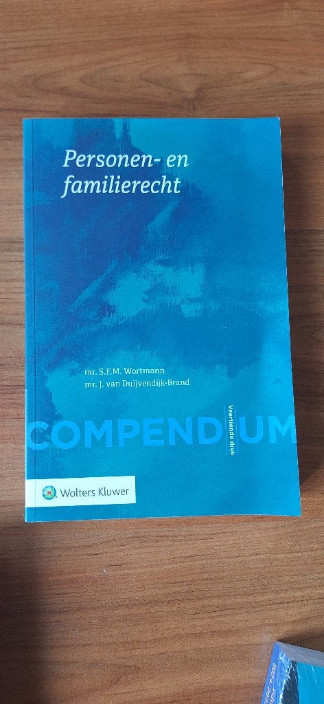 Compendium van het personen- en familierecht, Boeken, Ophalen of Verzenden, Alpha, Zo goed als nieuw, HBO