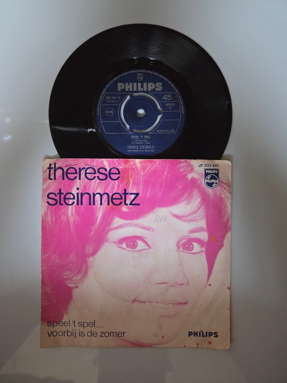 Therese Steinmetz - Speel 't spel, Ophalen of Verzenden, Gebruikt, 7 inch, Nederlandstalig