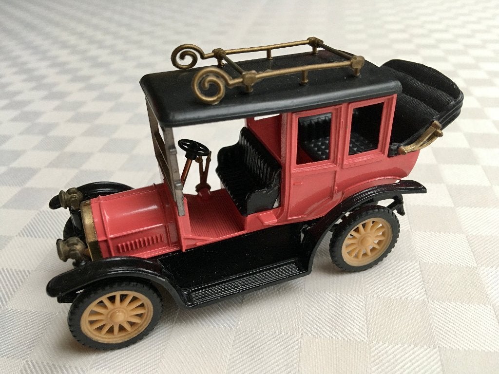 Miniatuurauto / oldtimer 'Mercedes Benz limousine' uit 1910, Ophalen of Verzenden, Zo goed als nieuw, Auto, Overige merken