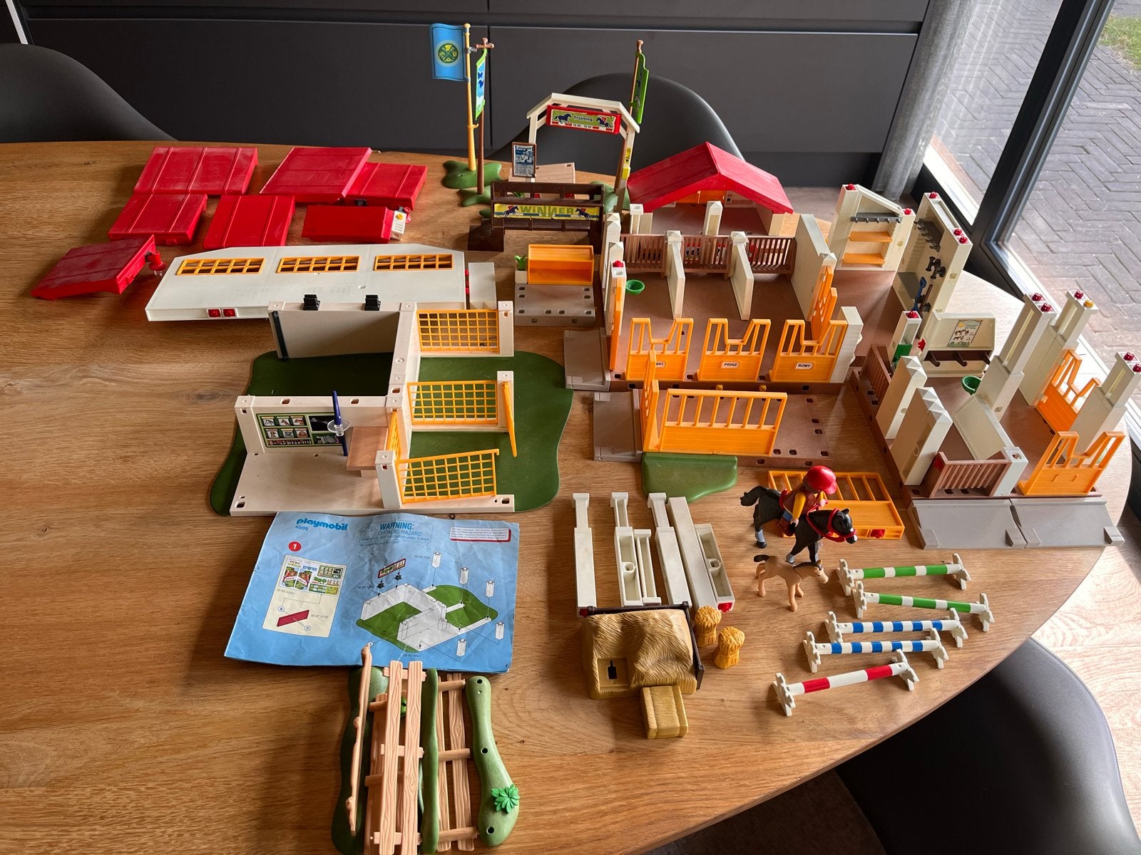Playmobil Paardenstal met accessoires en handleiding, Kinderen en Baby's, Speelgoed | Playmobil, Gebruikt, Gebouw, Complete set
