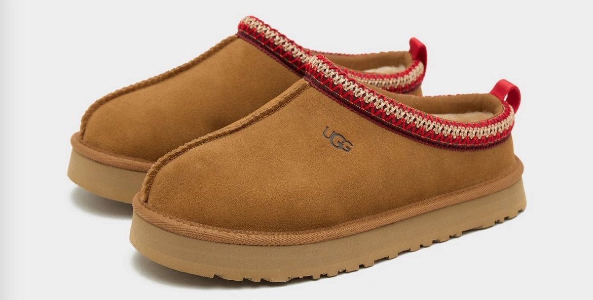 Nieuwe UGG Tasman in doos, Ophalen of Verzenden, Nieuw, Bruin, Pantoffels of Sloffen