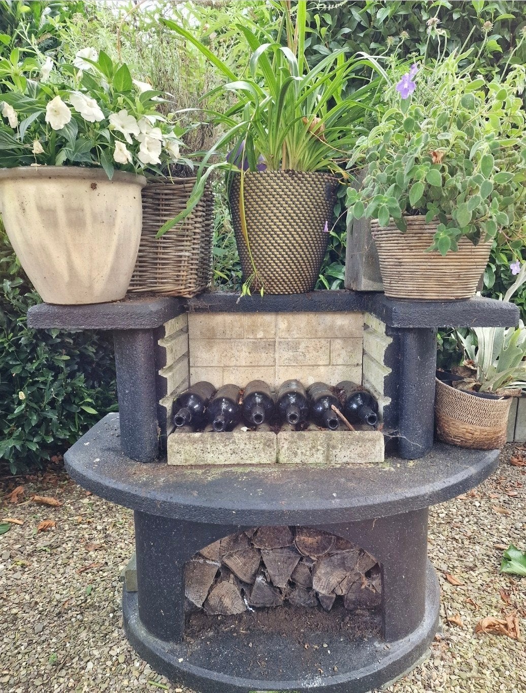betonnen BBQ/ openhaard, Ophalen