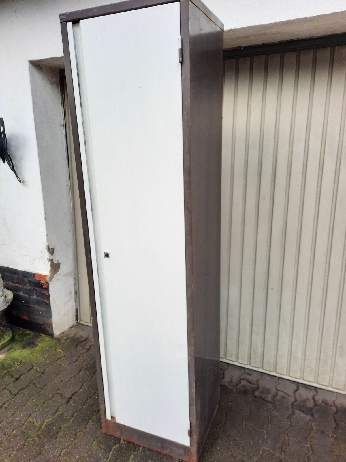 Tekoop schuur of garage kast 200x53x45 diep, Ophalen, Gebruikt, 120 cm of meer, Garagedeur