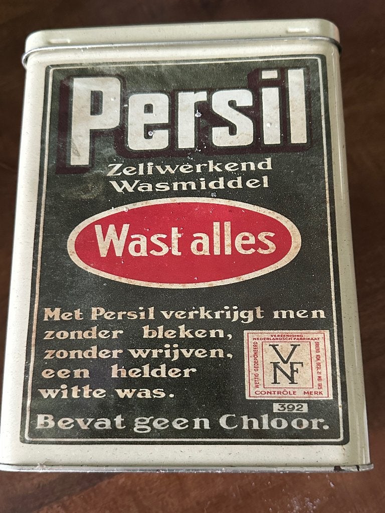 Vintage Persil blik, Verzamelen, Ophalen of Verzenden, Gebruikt, Overige, Overige merken