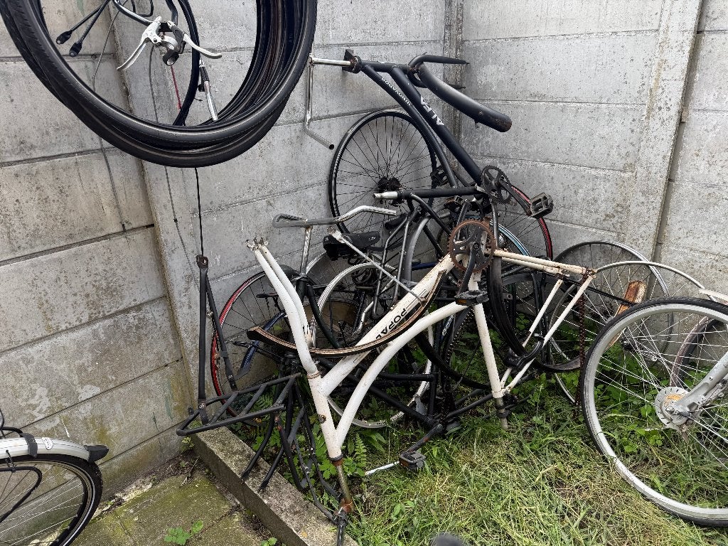 fiets onderdeelof sloop, Ophalen, Gebruikt