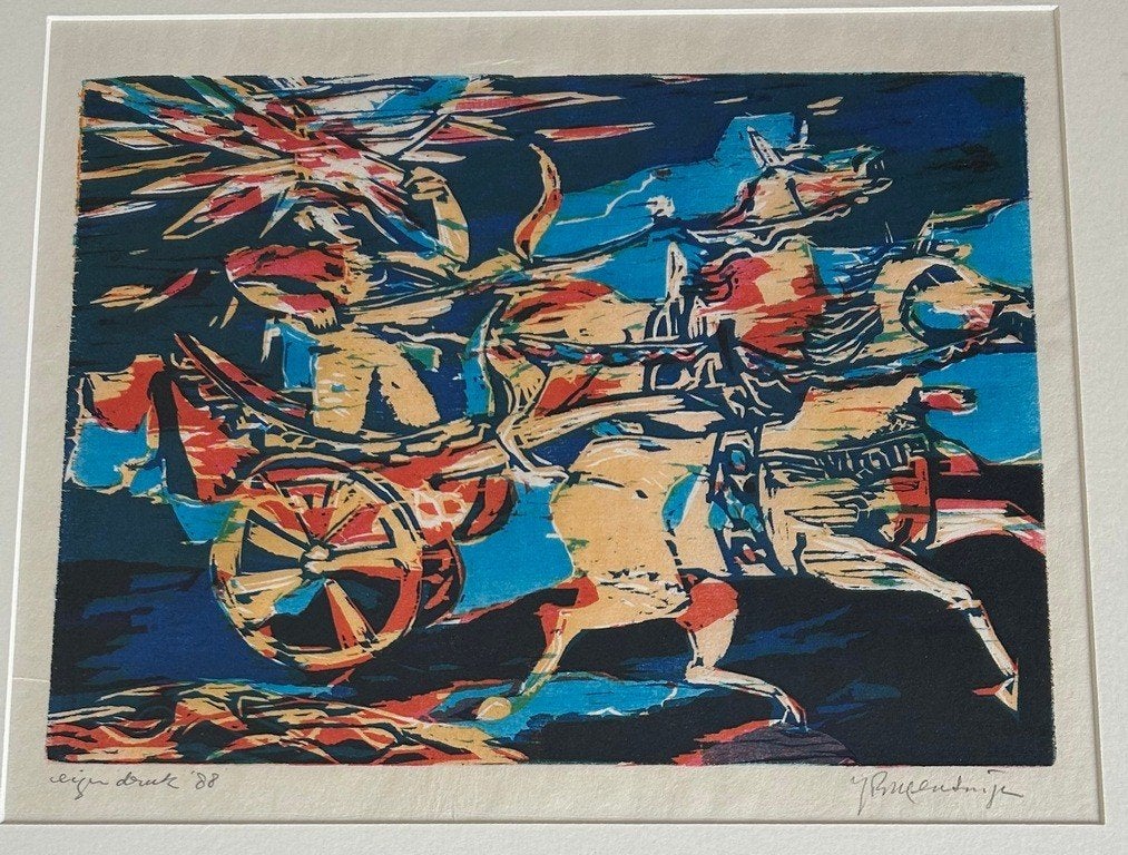 Jan Mensinga (1924-1998), Antiek en Kunst, Kunst | Schilderijen | Klassiek, Ophalen