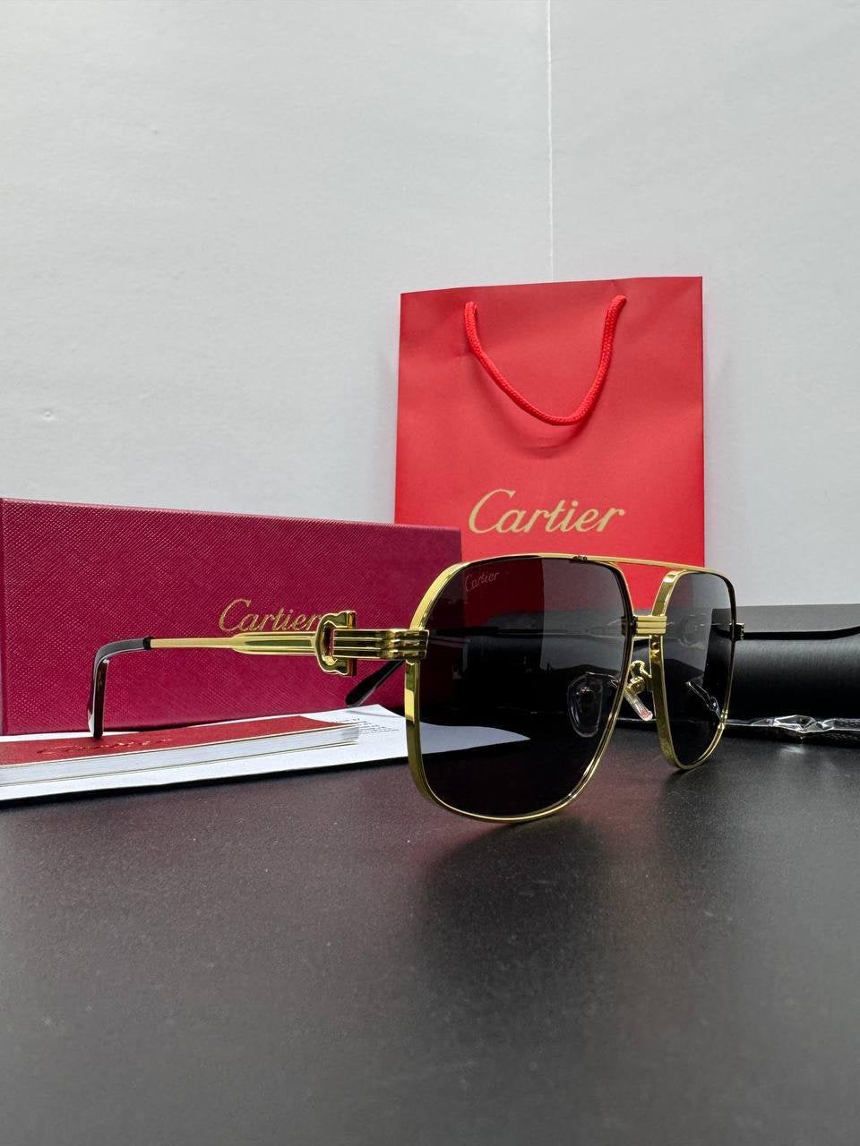 Cartier zonnebril zon bril goud zilver, Ophalen of Verzenden, Zo goed als nieuw