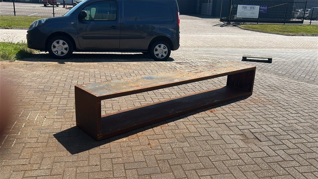Houtopslag Cortenstaal 300x51x50cm 3mm, Minder dan 3 m³, Ophalen