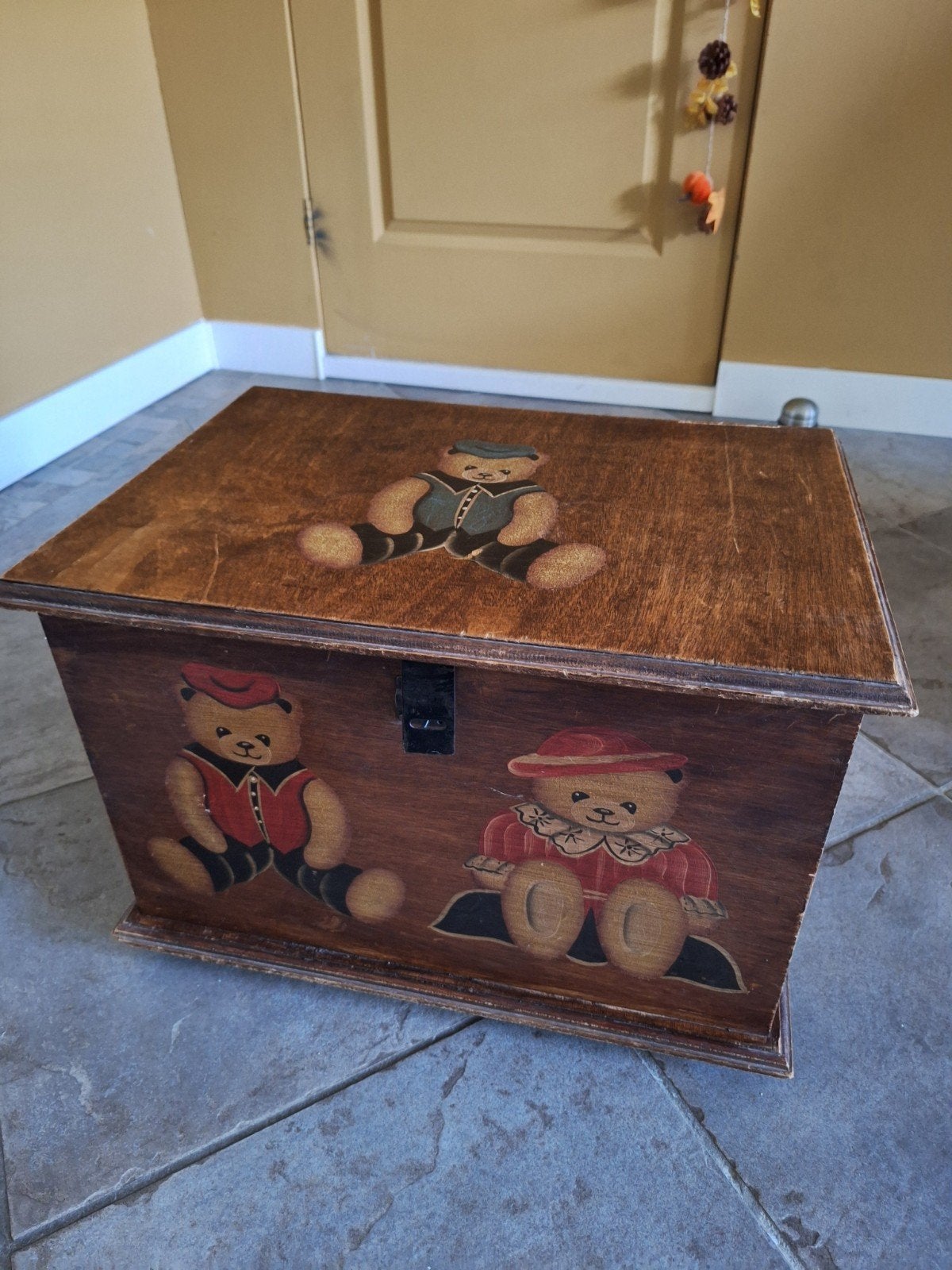 zware houten Berenkist, Ophalen, Minder dan 50 cm, Gebruikt, 50 tot 100 cm
