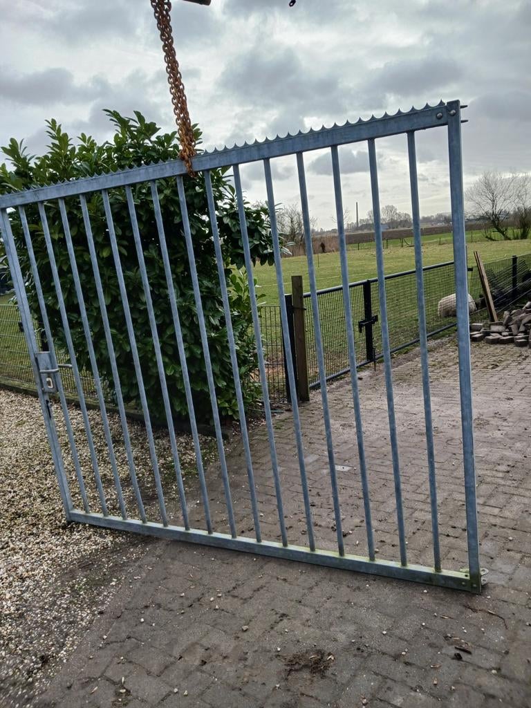 Poort 2 meter hoog 245 breed, Ophalen of Verzenden