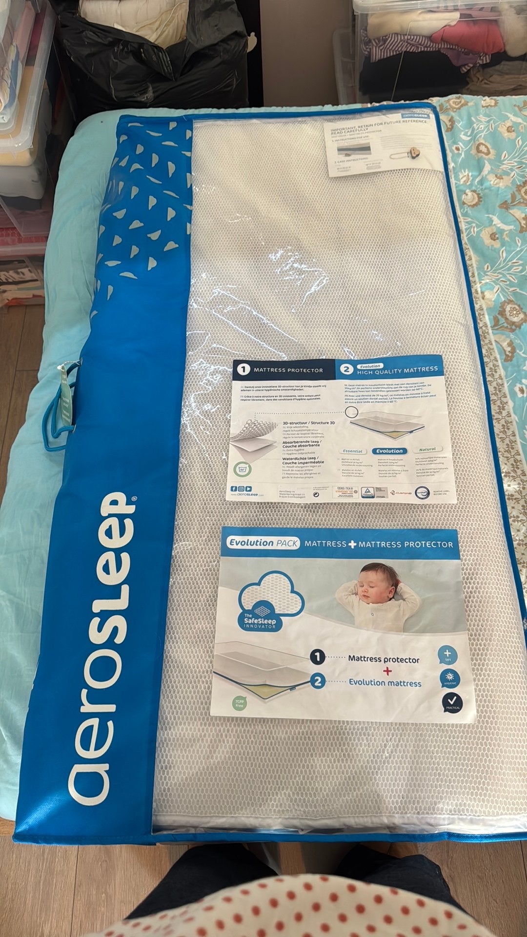 Zeer mooi aerosleep matras voor ledikant, Ophalen, Zo goed als nieuw