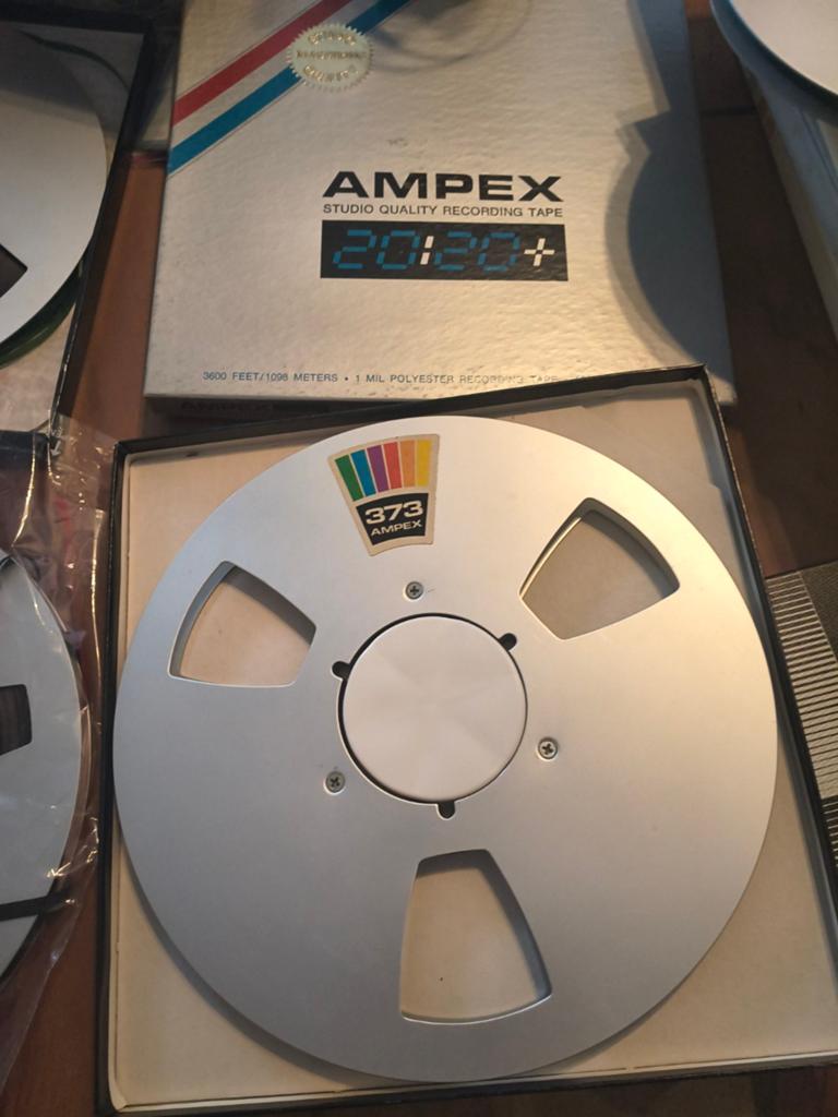 Ampex metalen reel - Studio Quality Recording Tape, Ophalen of Verzenden, Onderdeel, Met banden