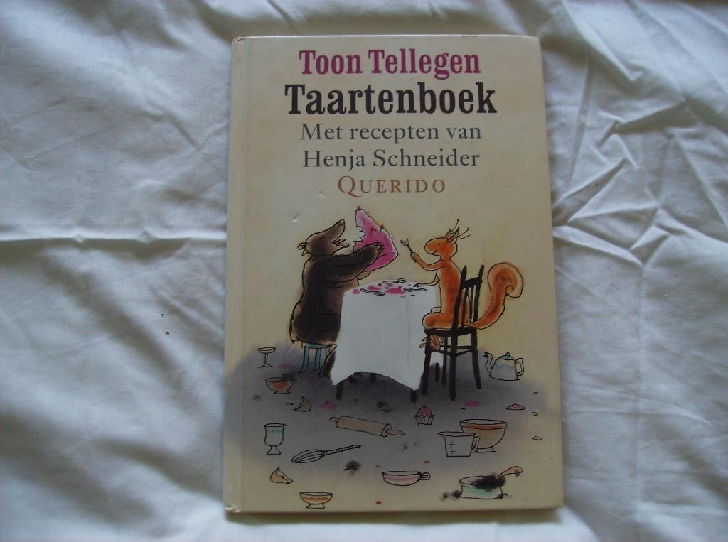 TOON TELLEGEN TAARTENBOEK,  RECEPTEN HENJA SCHNEIDER, Boeken, Kookboeken, Ophalen of Verzenden, Zo goed als nieuw