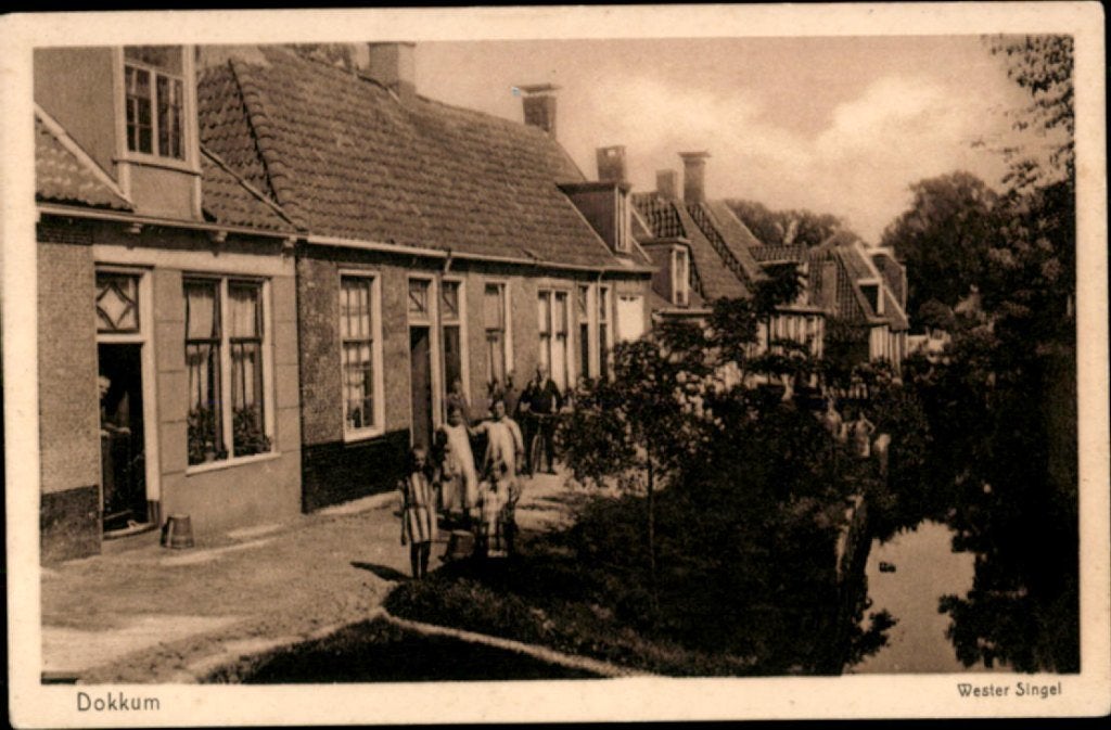 dokkum, kvr4-24498, Verzenden, 1920 tot 1940, Ongelopen, Friesland