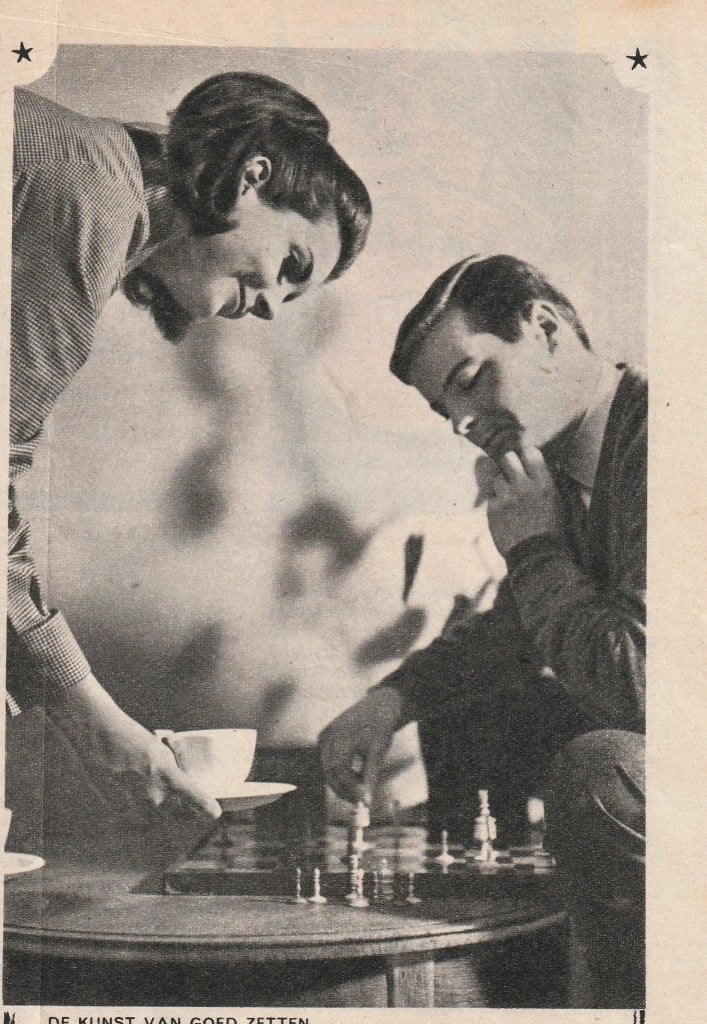 Retro reclame 1964 Buisman lekkerder koffie schaakbord, Verzenden, Overige typen