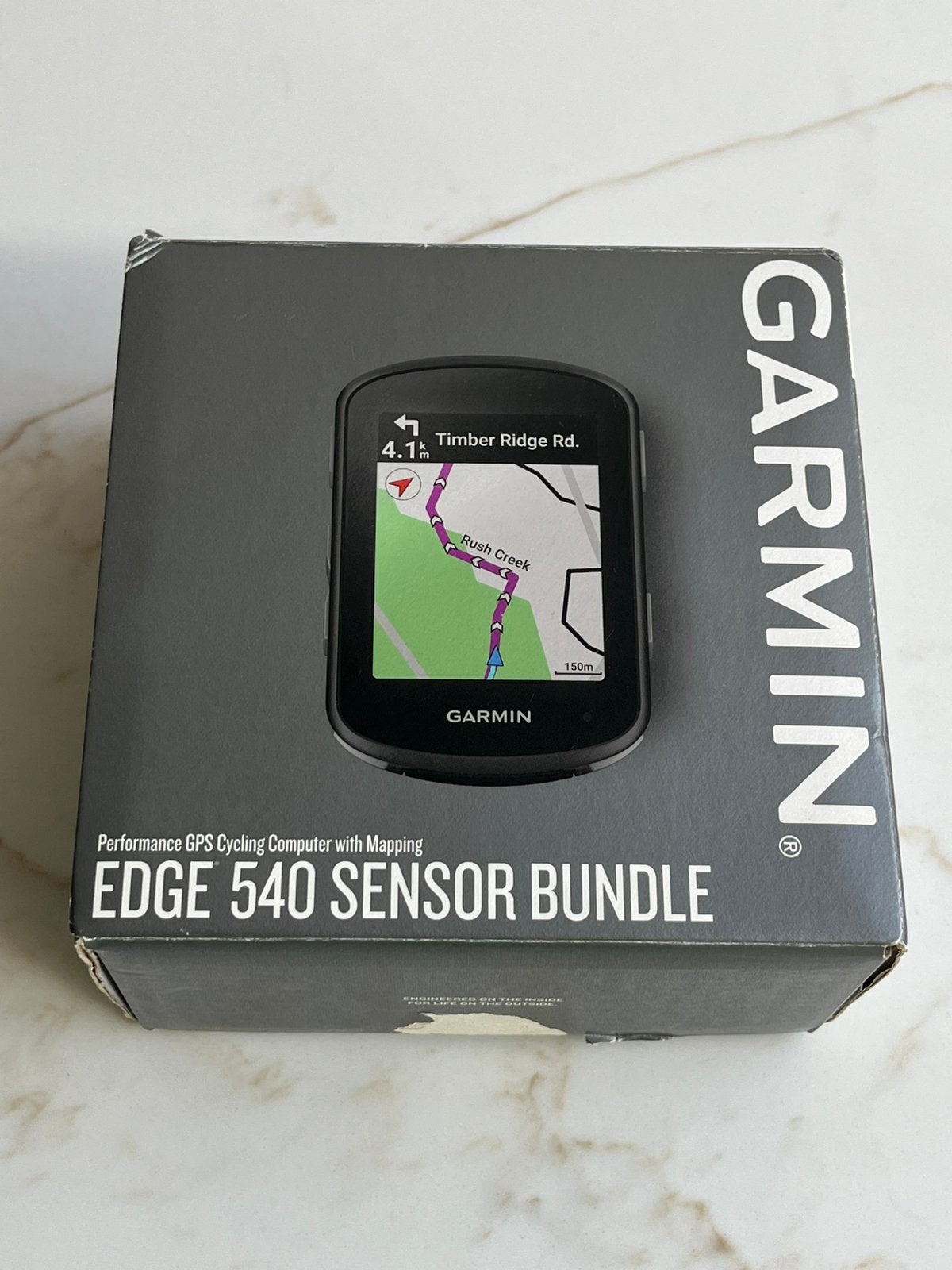 Garmin edge 540 +borstband+cadans+snelbeid + 100% krasvrij, Fietsen en Brommers, Ophalen of Verzenden, Draadloos, Zo goed als nieuw