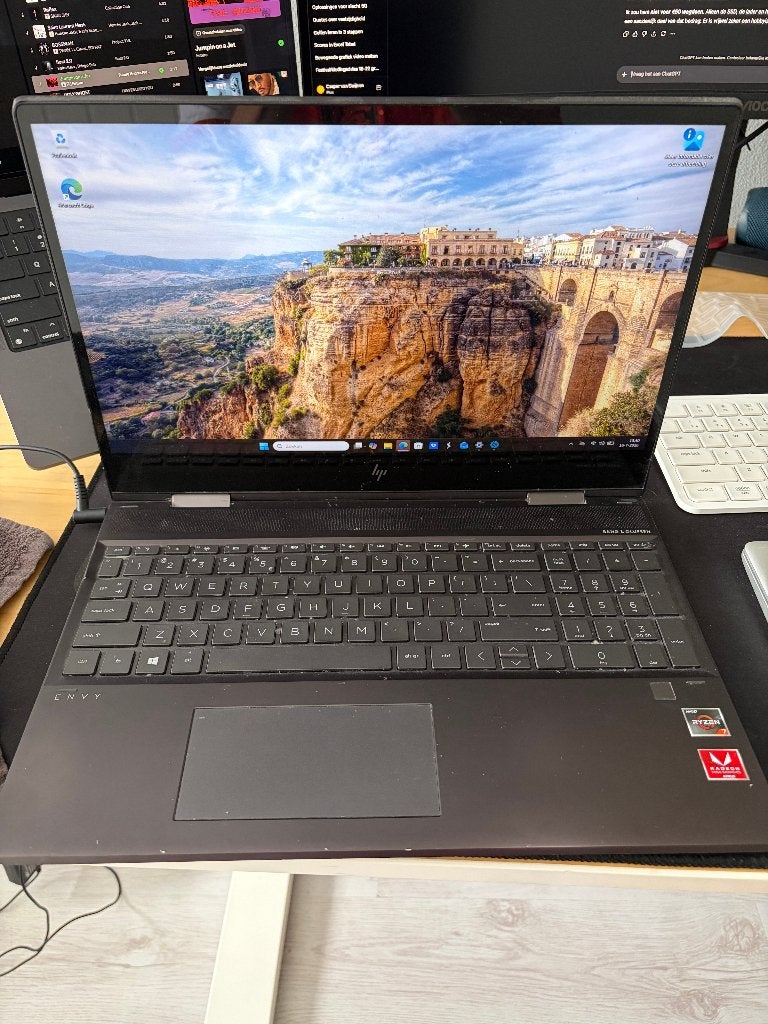 HP Envy x360 Ryzen 7 16GB - DEFECT, onderdelen/reparatie, Computers en Software, Windows Laptops, Ryzen 7, Gebruikt, 2 tot 3 Ghz