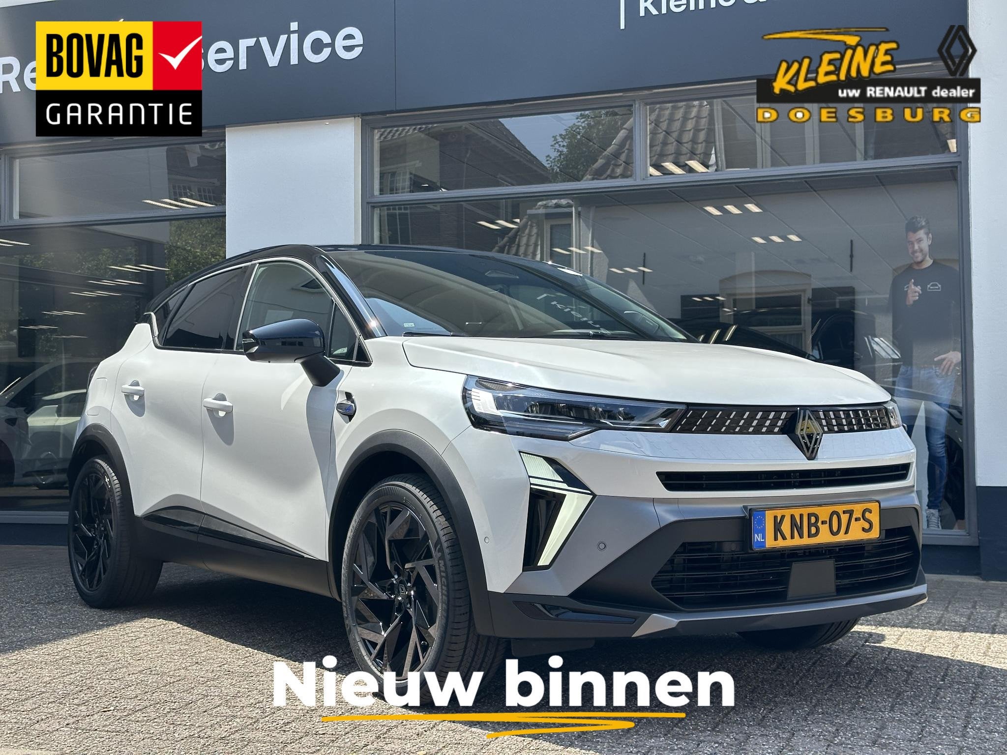 Renault Captur 1.8 E-Tech full hybrid 160 esprit Alpine | Ni, Auto's, Renault, 12 maanden, 4 cilinders, Wit, Origineel Nederlands