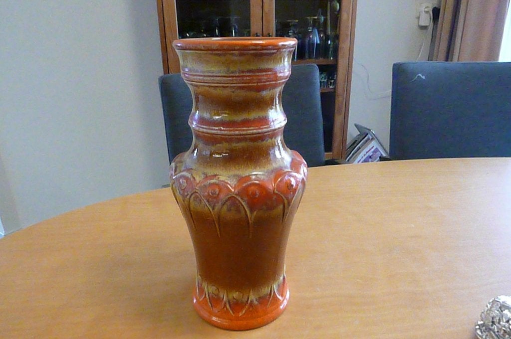 vintage gemerkte vazen, Ophalen of Verzenden, Gebruikt, Overige kleuren, Steen/keramiek