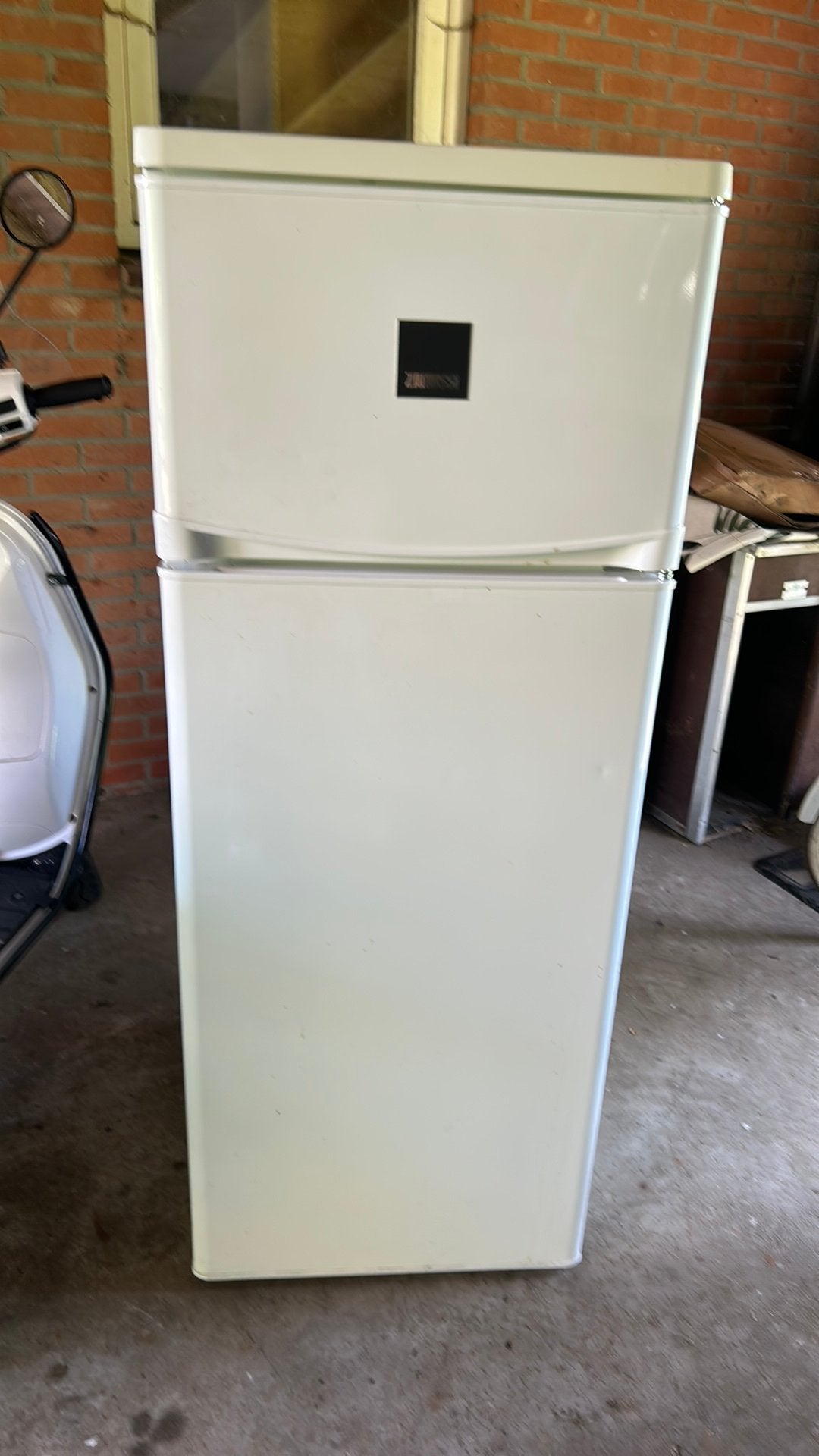 Zanussi koel vries combinatie, Ophalen, Gebruikt, 120 tot 140 cm, 100 tot 150 liter