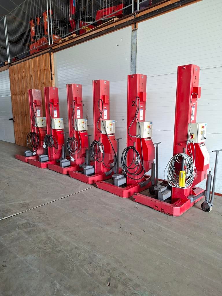 Set mobiele hefkolommen Finkbeiner 6st truck lift 7200 kg st, Ophalen, Nieuw