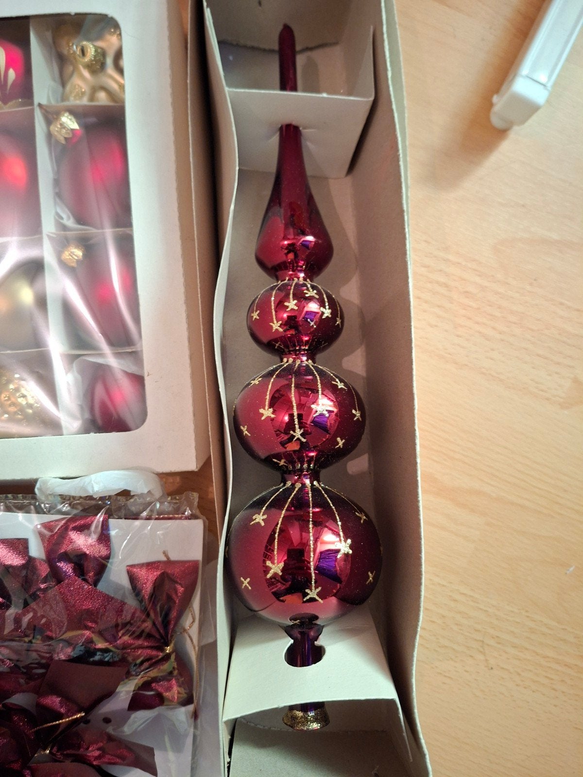 mooie oude glazen kerstballen, Ophalen