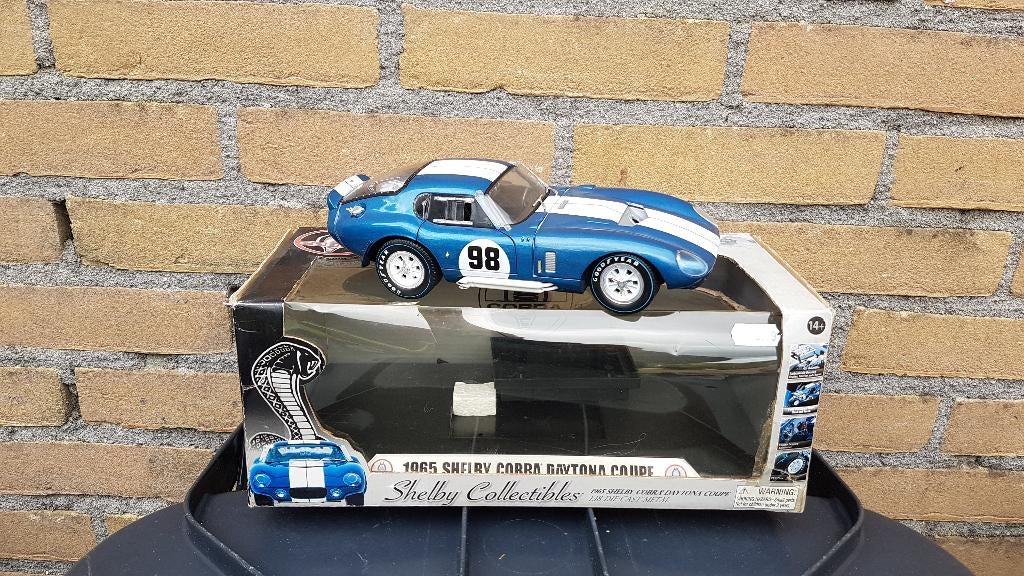 Shelby Cobra Daytona coupe 1965 van Shelby Collectibles, Hobby en Vrije tijd, Modelauto's | 1:18, Ophalen of Verzenden, Overige merken