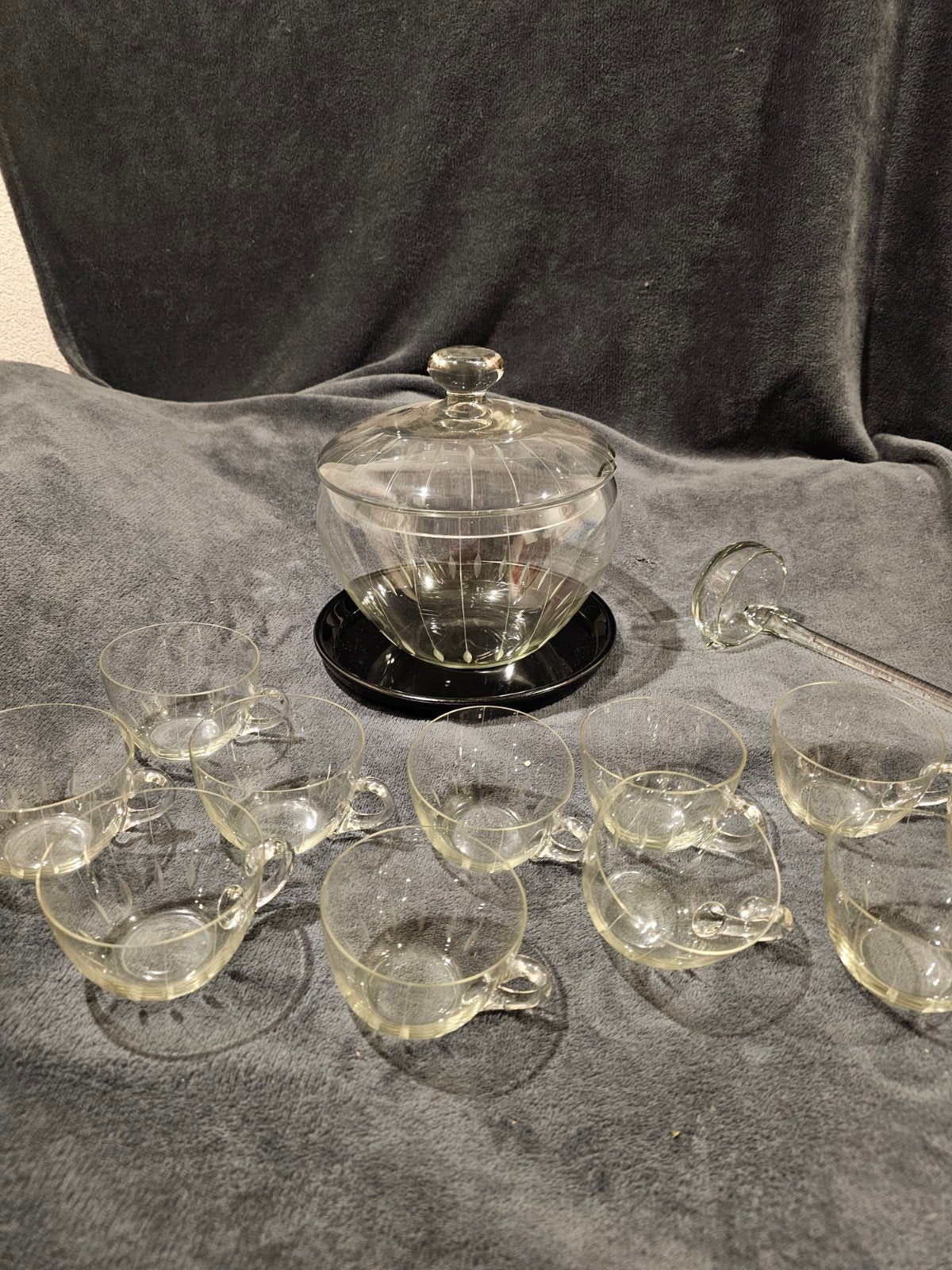 vintage ( leerdam ) bowlset, Ophalen of Verzenden